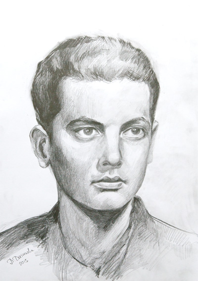 Portret ze starego zdjęcia